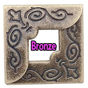 150PCS Book Corner Protector Metal Corner Cover for Scrapbook Album Menu Folder Include 50PCS Gold  50PCS Silver and 50PCS Bronze - yanse1