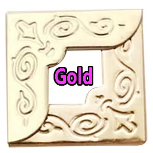 150PCS Book Corner Protector Metal Corner Cover for Scrapbook Album Menu Folder Include 50PCS Gold  50PCS Silver and 50PCS Bronze - yanse3