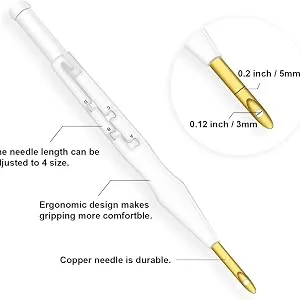 Wool Queen 10 Regular Size Beech Wooden Handle Punch Needle Rug Hooking Tool 10Regular - adjustable