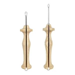 Wool Queen 10 Regular Size Beech Wooden Handle Punch Needle Rug Hooking Tool 10Regular - size