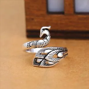 3PCS Adjustable Knitting Loop Crochet  Ksndurn Crochet Ring - Knitting Accessories  Peacock Open Finger Ring/Adjustable Braided Ring for Faster Knitting - crochet ring