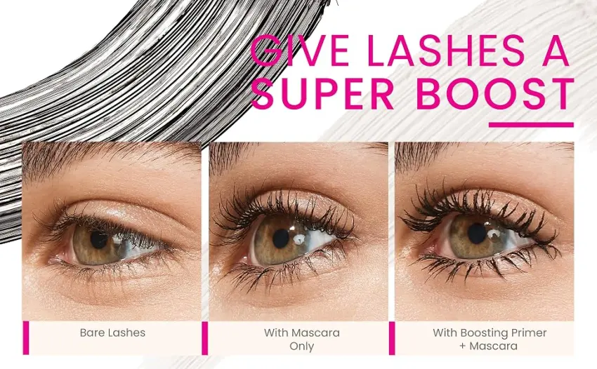 JOAH Lash UPrising Mascara  Waterproof  Volumizing & Lengthening  Cruelty-Free Korean Beauty Makeup - Waterproof Blackest Black - Super boost