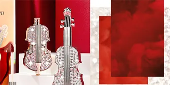 Gireatick Long Lasting Matte lipstick in Velvety Red  Unique Violin Appearance Design  Waterproof Durable Mist Liquid Lipstick with Gift Box - matte lipstick