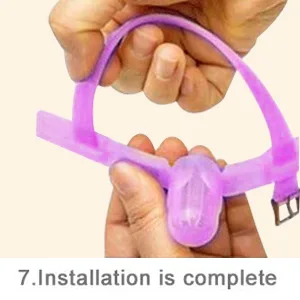 Baby Finger Protector Silicone  Adjustable Thumb Sucking Finger Protector to Stop Thumbsucking for Infant Kids(Purple) - Silicone Finger Protector