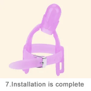 Baby Finger Protector Silicone  Adjustable Thumb Sucking Finger Protector to Stop Thumbsucking for Infant Kids(Purple) - Silicone Finger Protector
