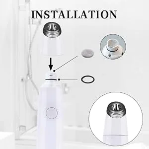 NEWDERMO Body Microdermabrasion Exfoliator Machine - Professional Suction Body Diamond Dermabrasion Device with 2 Large Diamond Suction Tip - Advanced Home Body Treatment Tool White - 9007