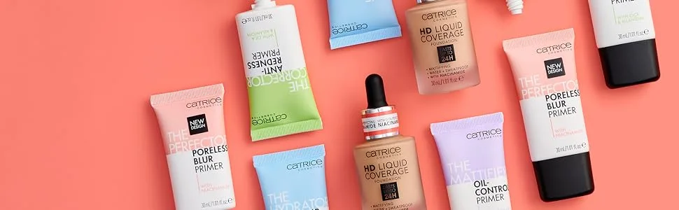 Catrice | HD Liquid Coverage Foundation | High & Natural Coverage | Vegan & Cruelty Free (055 | Warm Bamboo) - HD Liquid Coverage Foundation & The Primers