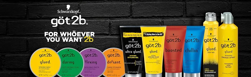 Got2b Boosted Thickening Cream  6 oz - Schwarzkopf got2b For Whoever You Want 2b - Hair Styling Product Line
