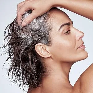 RevitaLash Cosmetics Thickening Shampoo- Scalp Therapy Formula  Hypoallergenic & Cruelty Free  8.5 Fl Oz - Shampoo application 2023_2