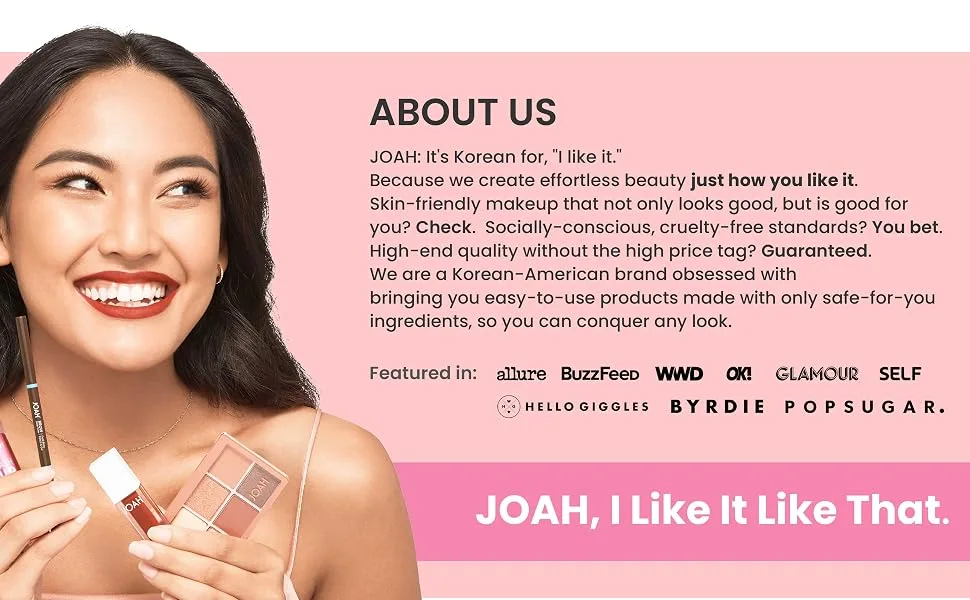 JOAH Eyebrow Pencil - Brow Down To Me Precision Brow Pencil with Built-In Spoolie Brush for Flawless Brows  Warm Medium Brown - About us