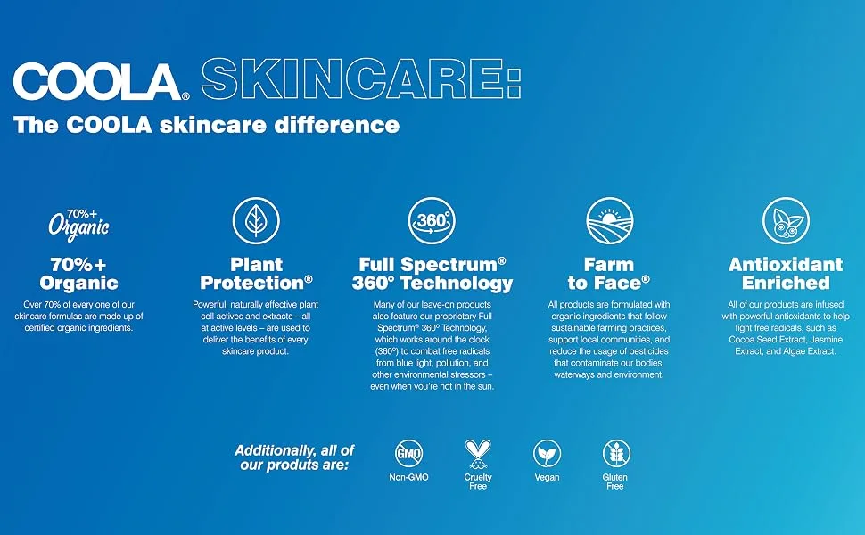 COOLA Moon Silk Face Mask Cleansing Brush for Skin Barrier Protection  Applicator for Moon Silk Face Moisturizer Mask - skin care