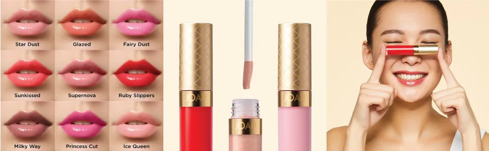 JOAH Glassify High Shine Lip Gloss  Milky Way - features