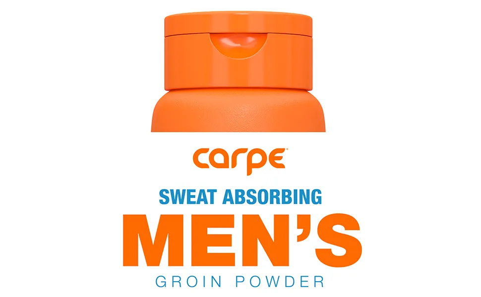Carpe Sweat Absorbing Groin Powder (For Men)  - Designed for Maximum Sweat Absorption - Mess and Friction Free  Stop Chafing - product information 14