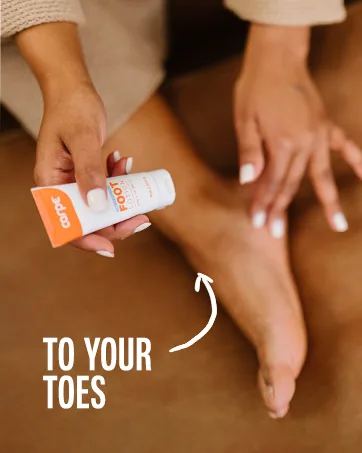 Carpe Sweat Absorbing Groin Powder (For Men)  - Designed for Maximum Sweat Absorption - Mess and Friction Free  Stop Chafing - toes