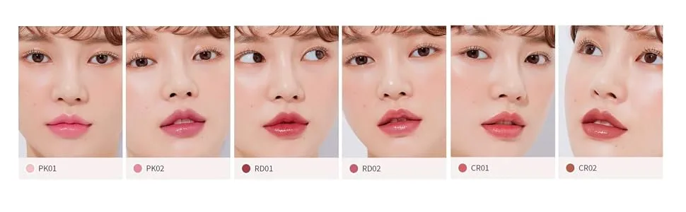 A'PIEU JUICY-PANG COLOR LIP BALM (CR01-GRAPEFRUIT)- long-lasting  lightweight  Color&Care  daily lip balm - COLOR CHART