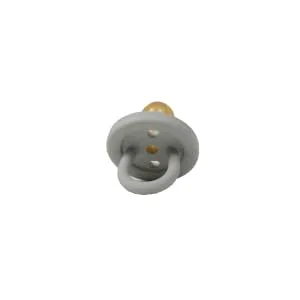 SWEETIE Rubber Pacifier Natural Rubber Pacifier Rounded Grey Small 0-6 Month - SWEETIE Rubber Gray Pacifier Natural Rubber Pacifier Rounded