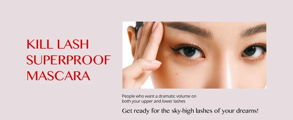 CLIO Kill Lash Superproof Mascara  Ultra-Volumizing  Smudge-Proof  Clump-Free  Curl-Holding  Long-Lasting  0.24 fl oz (003 SLEEK VOLUME) - product information 9