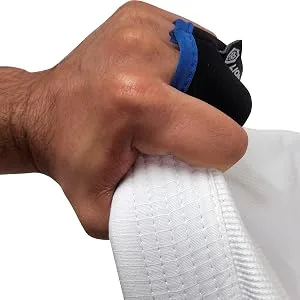 LIONTEK BJJ Outer Double Finger Sleeve Tape Replacement (Pinky-ring/Pointer-middle finger) Medium - Liontek Finger Sleeve Gi Grip 2