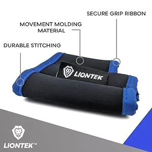 LIONTEK BJJ Outer Double Finger Sleeve Tape Replacement (Pinky-ring/Pointer-middle finger) Medium - Triple Finger Sleeve