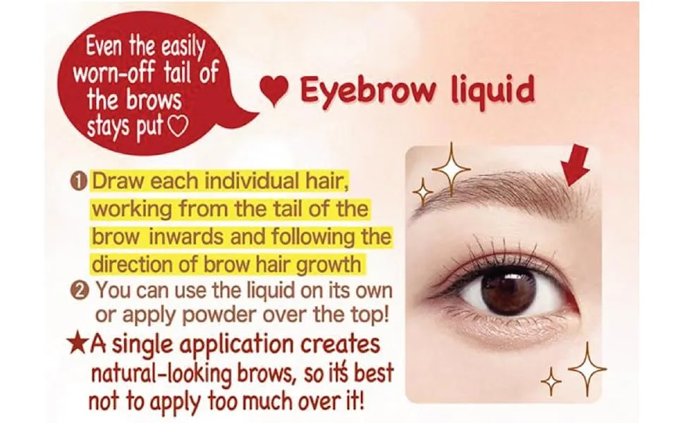CANMAKE 3way Slim Shade Liner 01 Natural Brown - product information 5