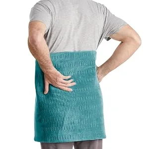 Sunbeam Heating Pad for Back  Neck  and Shoulder Pain Relief with Auto Shut Off  XXL Large 20 x 24  Teal XX-Large - Flexible Fabric Pad