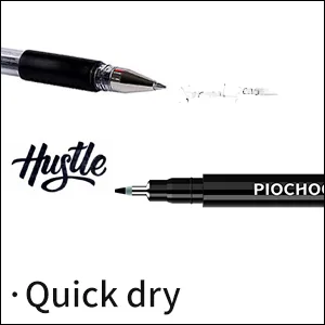 Piochoo Calligraphy Pens 8 Size Calligraphy Pens for Writing Brush Pens Calligraphy Set for Beginners  Hand Lettering Pens Black - product information 4