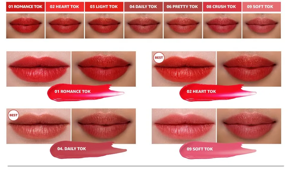 COLORGRAM Thunderbolt Tint Lacquer - True Beauty K-Drama Makeup  Glossy Long Lasting Moisturizing Lip Stain (0.2 fl.oz  03 Light Tok) 03Light Tok - colorgram