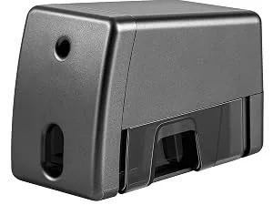 Amazon Basics Electric Pencil Sharpener  Helical Blade  Auto Stop  AC Adaptor Operated - Electric Pencil Sharpener