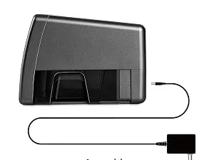 Amazon Basics Electric Pencil Sharpener  Helical Blade  Auto Stop  AC Adaptor Operated - Starts/Stops Automatically