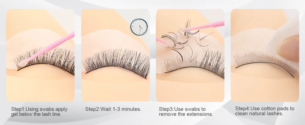 EMEDA Eyelash Extension Remover Gel Not for Clusters Glue 15ml Quickly Dissolves Powerful Lash Extension Glue Professional Removal for Lash Extensions Adhesive (15ml) - EMEDA EYELASH EXTENSION REMOVER