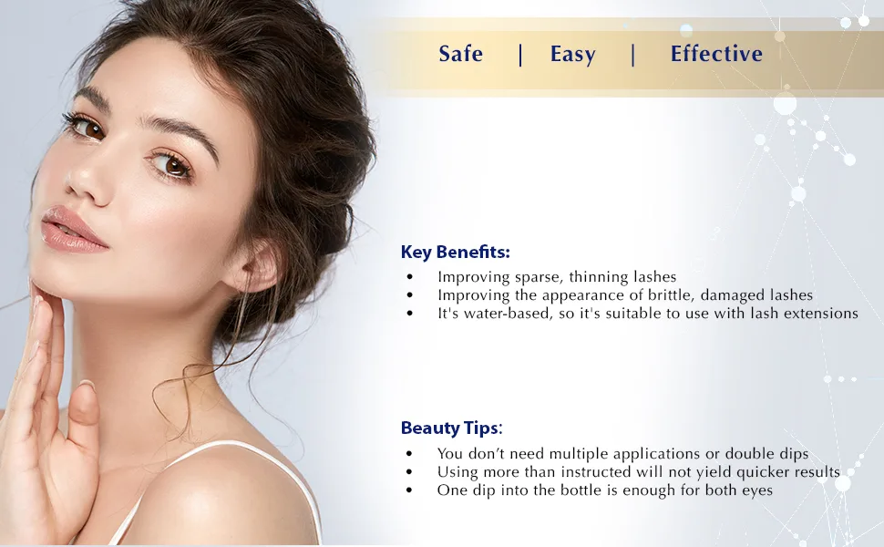 Arishine Advanced Eyebrow & Eyelash Growth Serum  Lash Serum to Grow Lashes  Eyelash Enhancer  Eyebrow Serum Rapid Growth  Thicker  Stronger  Healthier Lashes & Brows 5ml Blue - product information 11