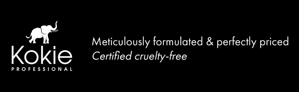 Kokie Retractable Liquid Eyeliner  Pointed Felt Tip  Waterproof & Smudge Free   Long-lasting  Vegan  Cruelty-Free - Elephant Kokie logo, Meticulously formulated and perfectly priced. Certified cruelty-free