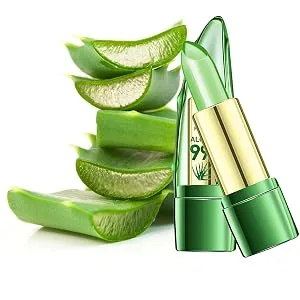 Amazfly 2 Pcs Aloe Vera Lipstick  Clear Jelly Lipsticks  Magic Temperature Color Change Lipstick Lip Blam Moisturizing Long Lasting Lip Makeup (2Pcs) - product information 3