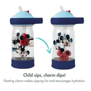 The First Years Mickey Sip & See Toddler Water Bottle w/Floating Charm  12 Oz - image