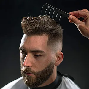 Level 3 Styling Comb Set - Professional Salon Look - Lightweight and Ergonomic - Comfortable and Glides Easily - Level Three - 2pc - Styling Comb, comb, hair combs, comb set, comb for barbers, parting comb, anti-static Styling Comb