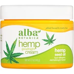 Alba Botanica Hemp Goodnight Cream  1.7 oz - Alba Botanica Hemp Goodnight Cream, 1.7 oz