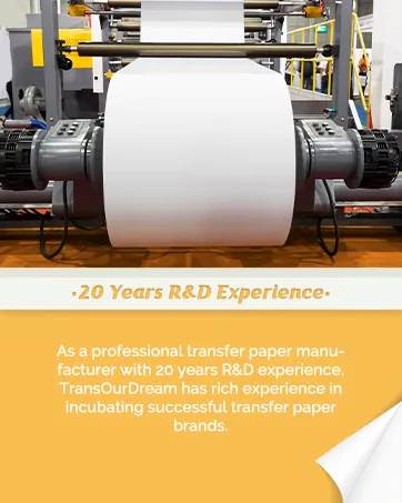 TransOurDream Iron on Heat Transfer Paper for Dark T Shirts & Fabrics (20 Sheets 8.5x11  Dark 2.0) - 20 Years Experience