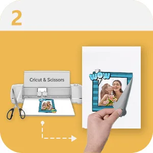 TransOurDream Iron on Heat Transfer Paper for Dark T Shirts & Fabrics (20 Sheets 8.5x11  Dark 2.0) - Step 2