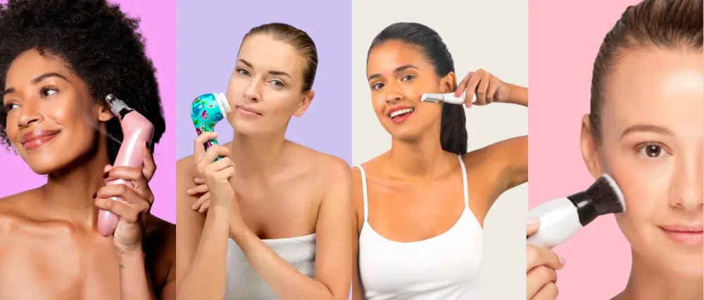 Michael Todd Beauty - Soniclear Elite - Facial Cleansing Brush System - 6-Speed Powered Exfoliating Face & Body Brush - MICHAEL TODD