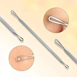 9PCS blackhead acne removal kit acne removal tool  facial skin acne removal tool  with free double-headed eyebrow brush - Scenes