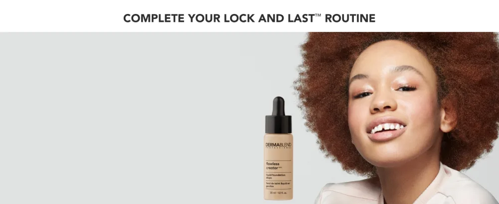 Dermablend Lock and Last Water-Resistant Setting Spray  Finishing Spray for Makeup with Lightweight Natural Finish  Spray with Witch Hazel - foundation routine