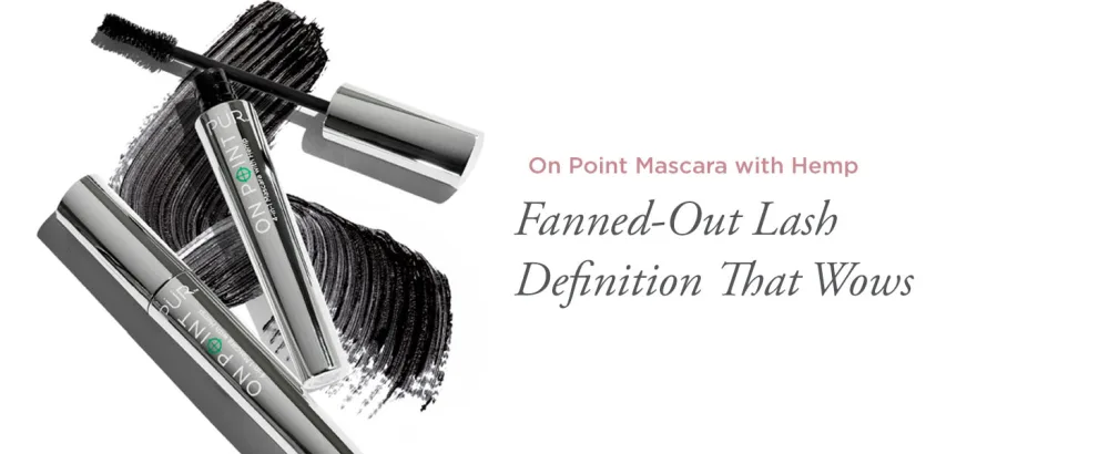 P R MINERALS On Point Mascara with Hemp  1 ct. - On Point Mascara with Hemp