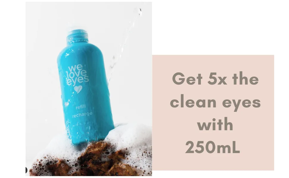 We Love Eyes - Tea Tree Eyelid Foaming Cleanser 250mL Refill Size - tea tree foaming cleanser