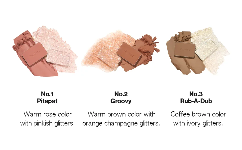 UNLEASHIA Tap Me Palette Duo (No.3 Rub-A-Dub) - product information 5