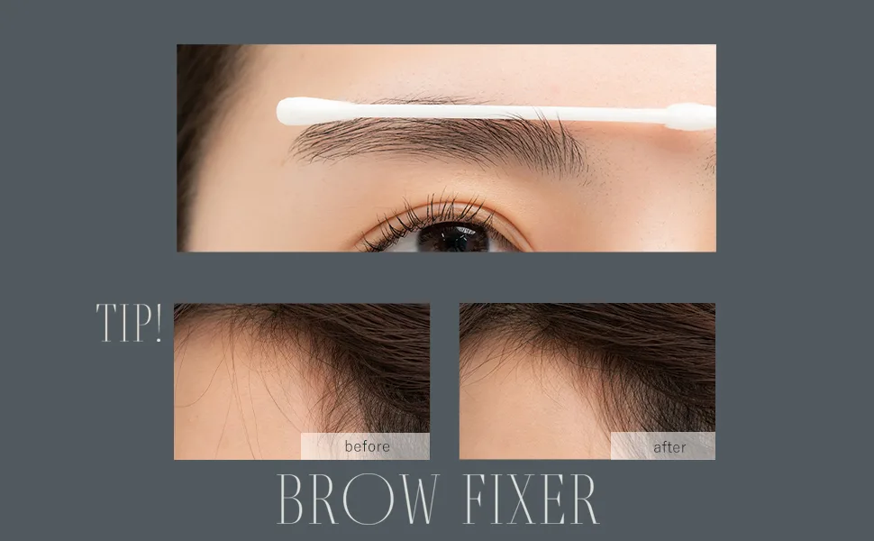 rom&nd HAN ALL BROW FIXER - before and after