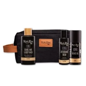 Rucker Roots x King Beard Oil | Nut Free Oils| 10 Powerful Oils| Moisture Lock| Smooth & Shiny| For Healthy Hair Growth| - King x Rucker Roots Bundle