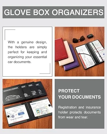 CANOPUS Ez Pass Mounting Kits (4 Strips + 1 pad) - GLOVE BOX ORGANIZERS