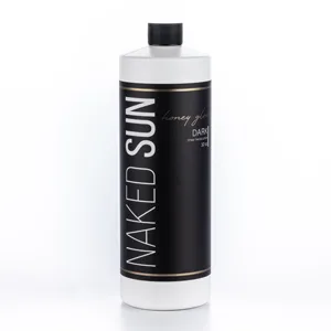Naked Sun Honey Glow Dark Bronze Spray Tan Solution - 32 oz Airbrush Sunless Self Tanning Spray - dark liter