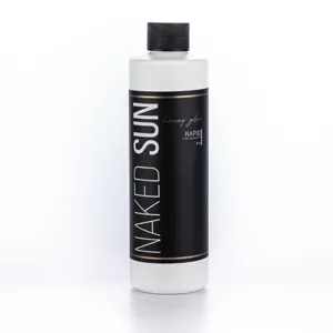 Naked Sun Honey Glow Rapid 1 Hour Express Violet Spray Tan Solution - 8 oz Airbrush Sunless Tanning Spray Mist - rapid express spray tanning solution