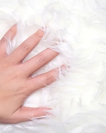 Monks Cloth for Punch Needle Fabric Needlework Fabric for Rug Making (2PCS 26.4x19.6 Inch) - white-faux-fur-fabric